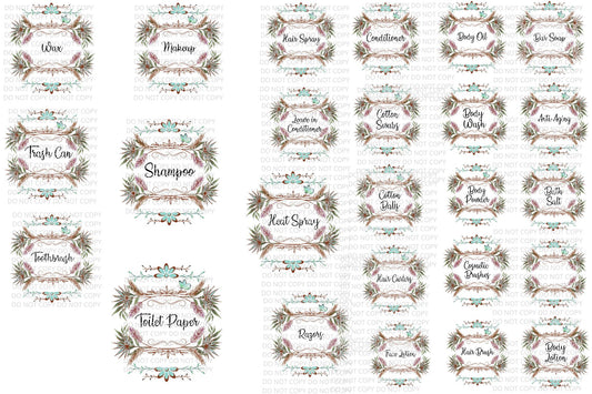 Bathroom Digital Files PNG SVG PDF JPG Format