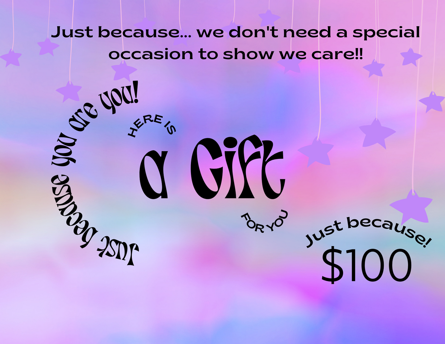 Just Because Gift Card *