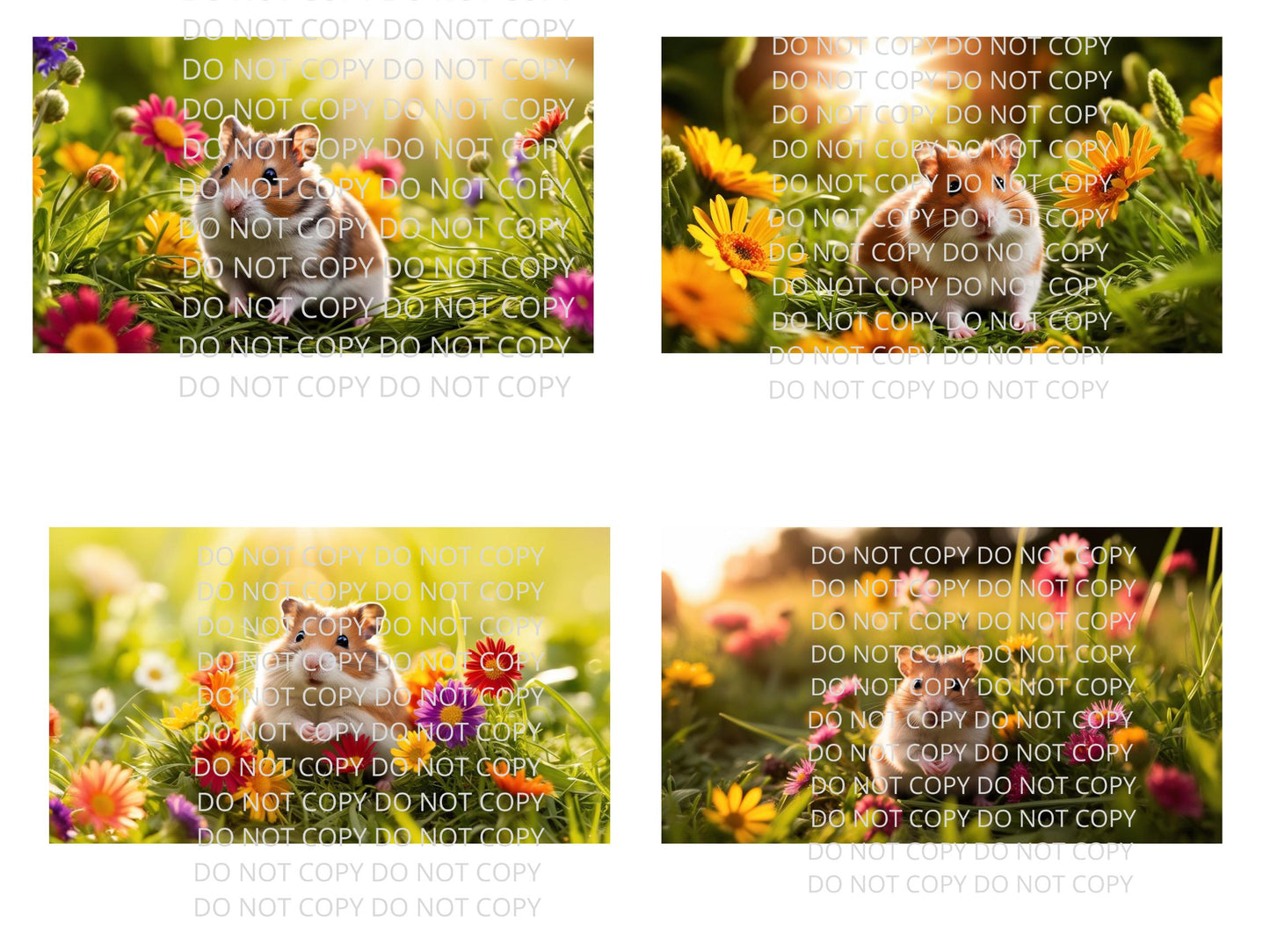 Hamster Digital Art in PDF SVG PNG File Formats