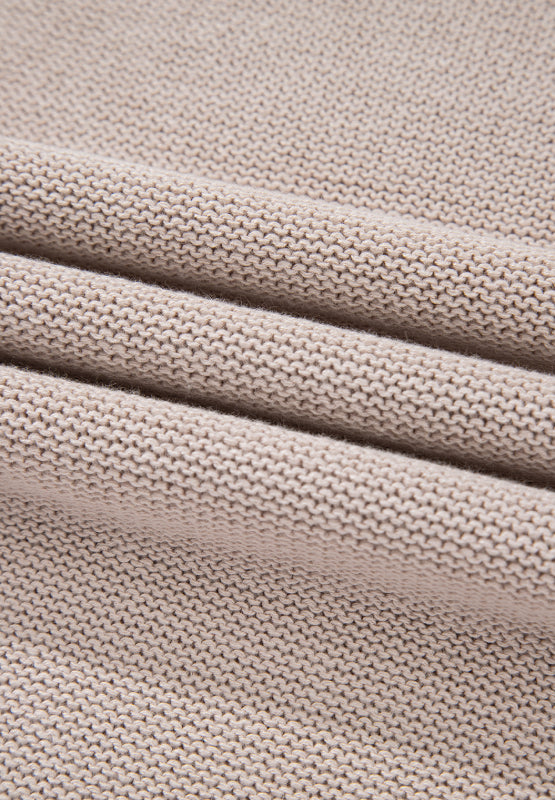 Color Block Round Neck Long Sleeve Sweater