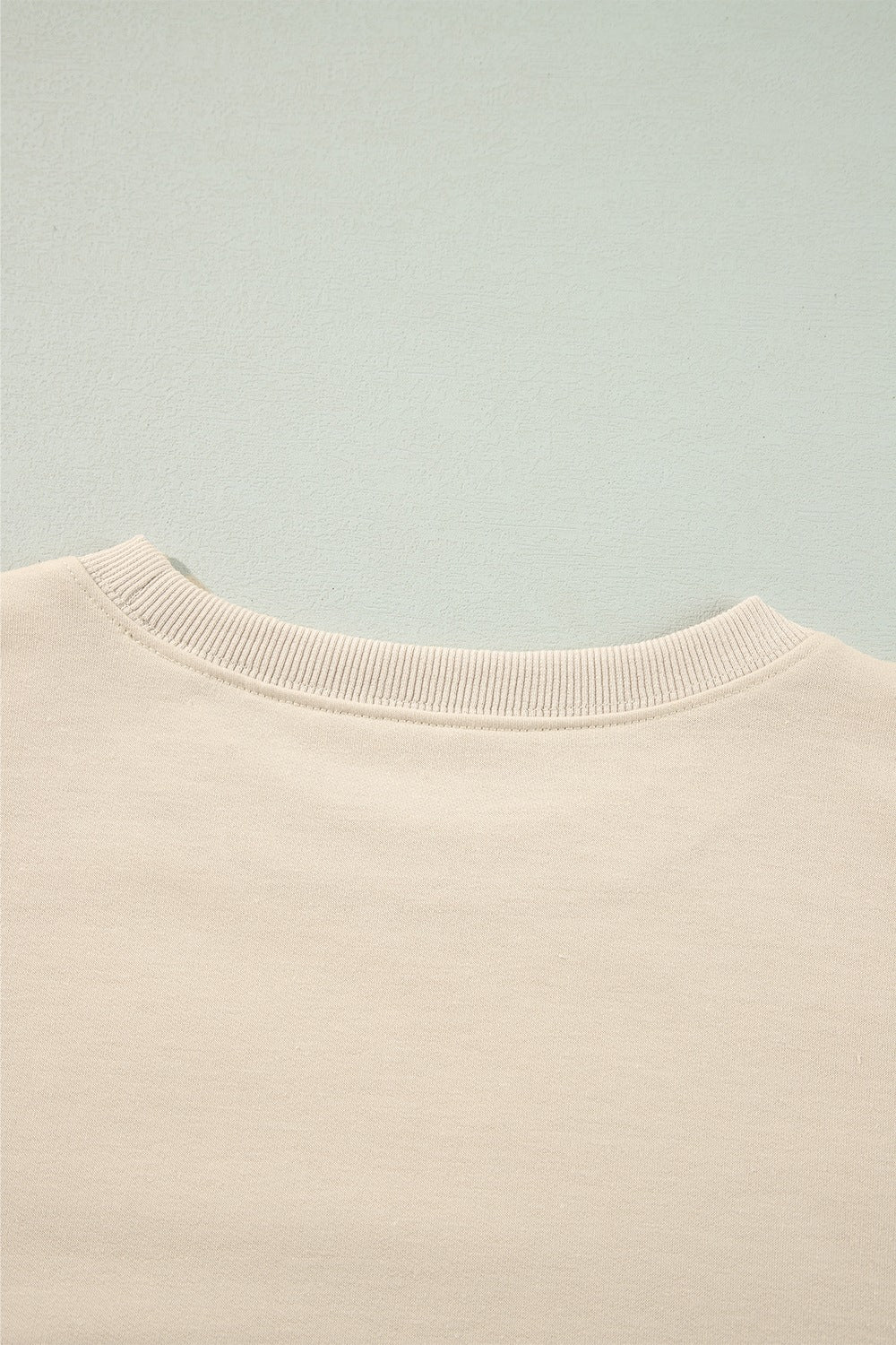 Ruffled Round Neck Long Sleeve Blouse