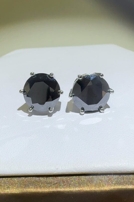 4 Carat Moissanite 925 Sterling Silver Stud Earrings