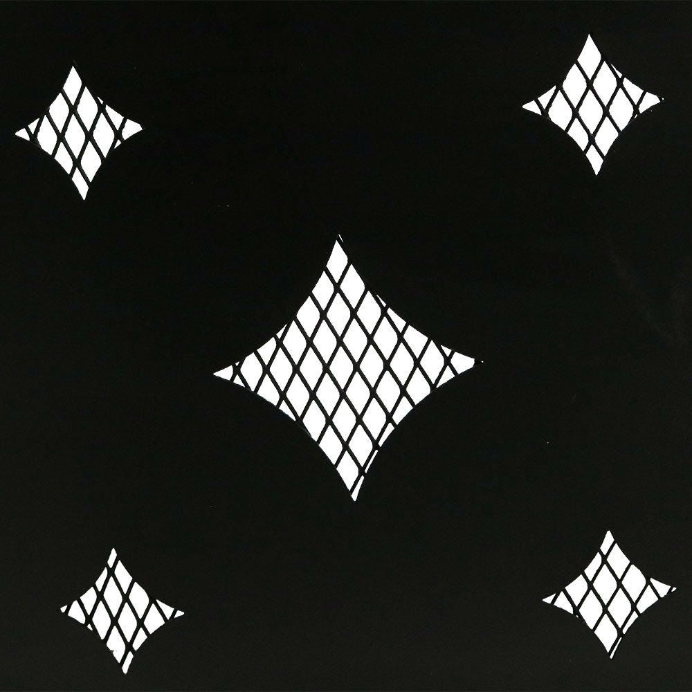 Picnic Freely Heavy Duty 36-inch Black Steel Fire Pit Ring with Diamond Pattern