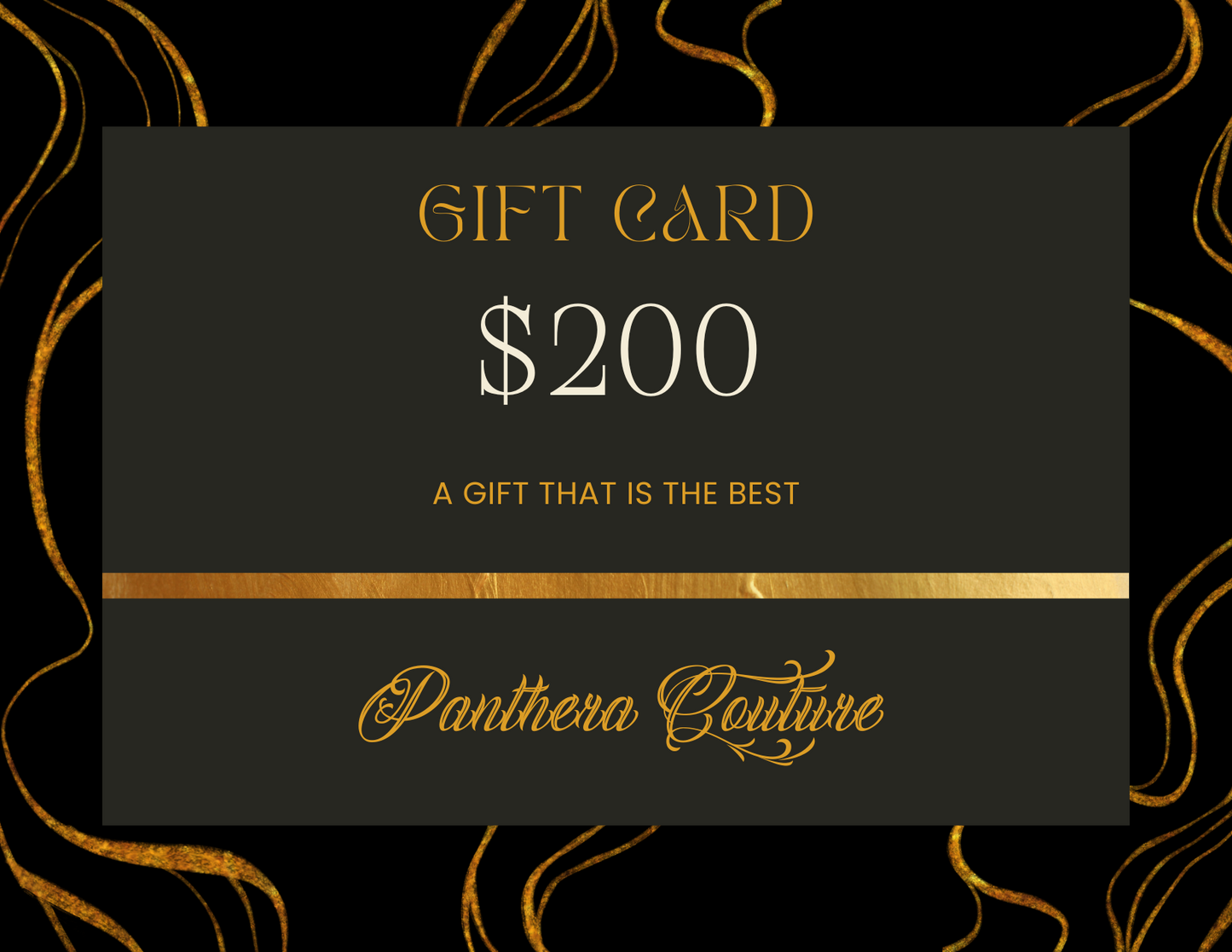 Panthera Couture Gift Card *