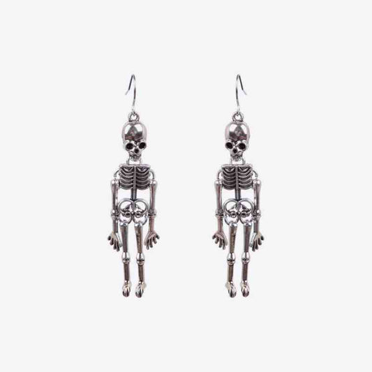 Halloween Skeleton Alloy Earrings