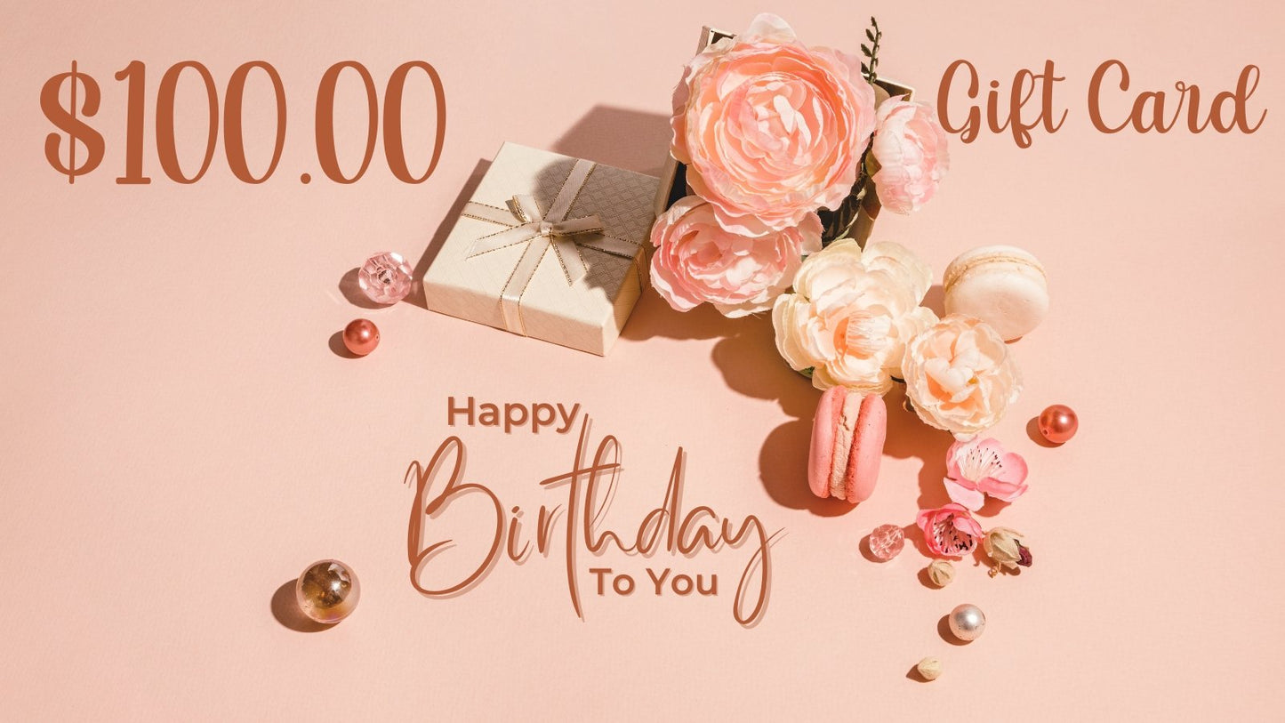 Floral Birthday Gift Card *