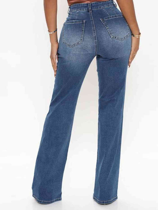 HeyGorgeous Raw Hem High Waist Jeans