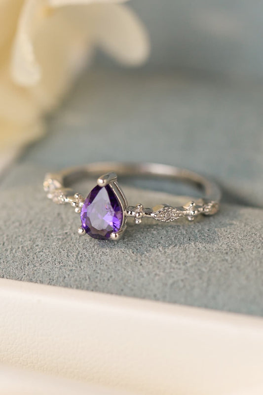 Ariel&Emaline Amethyst 925 Sterling Silver Ring