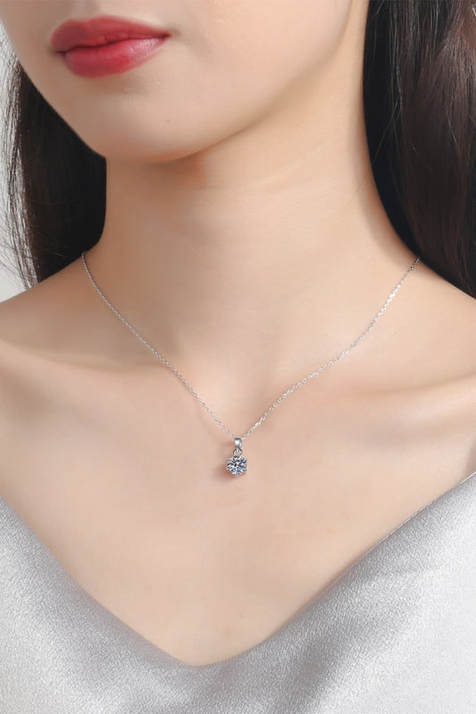 Get What You Need Moissanite Pendant Necklace *