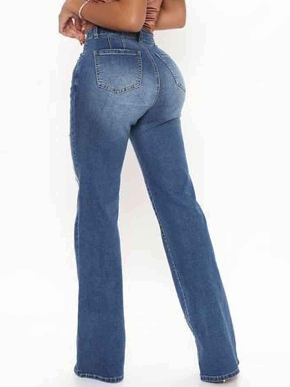 HeyGorgeous Raw Hem High Waist Jeans