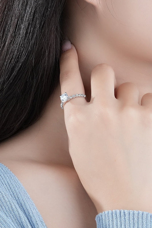 Classic 4-Prong Moissanite Ring *