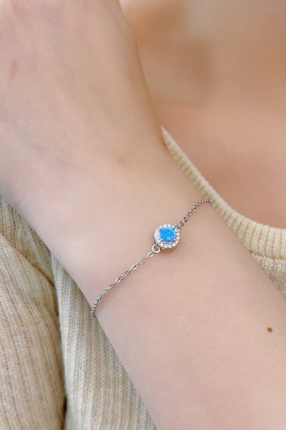 Women's Love You Too Much Opal Bracelet