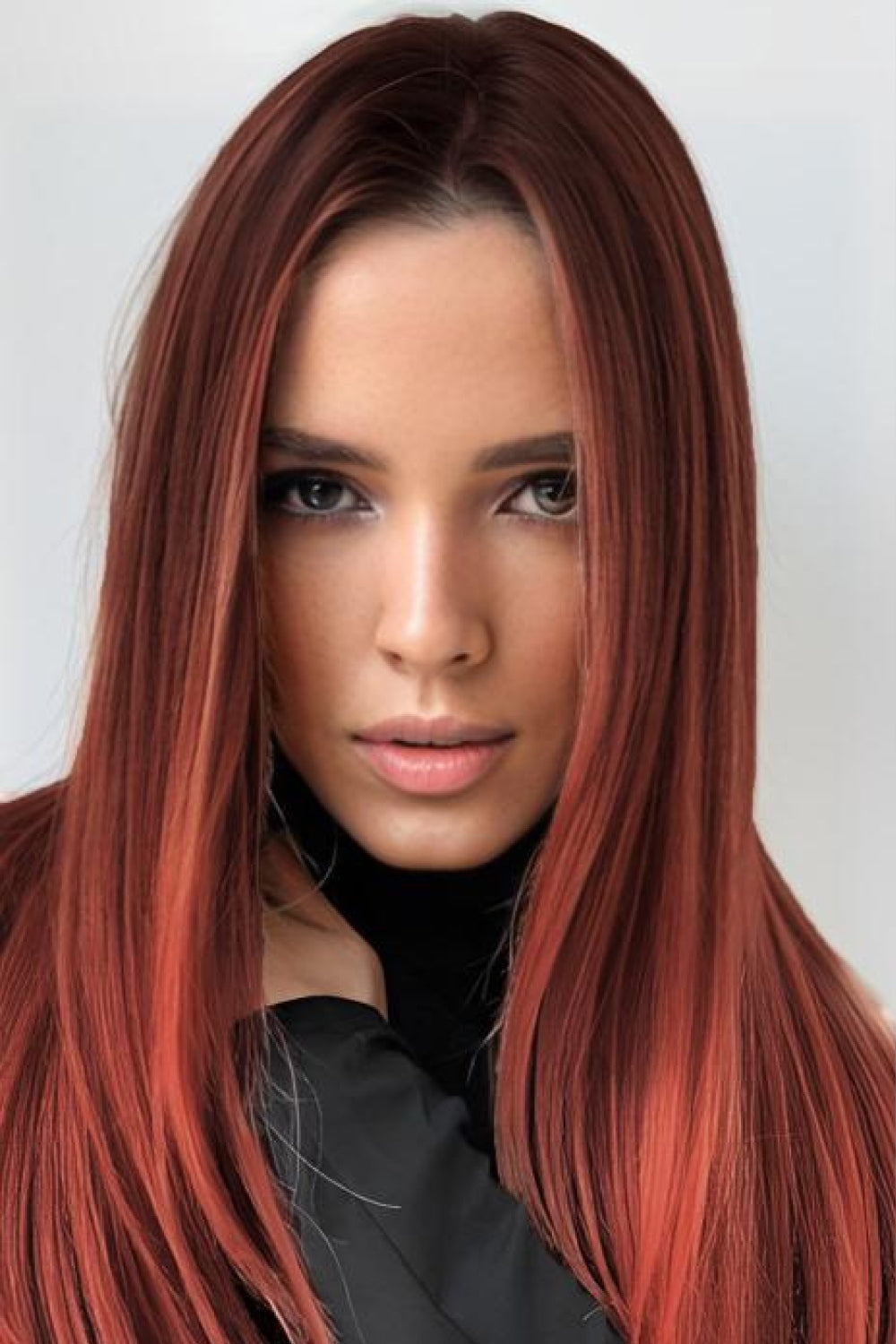 13*2" Women's Full-Machine Wigs Synthetic Mid-Length Straight 27"