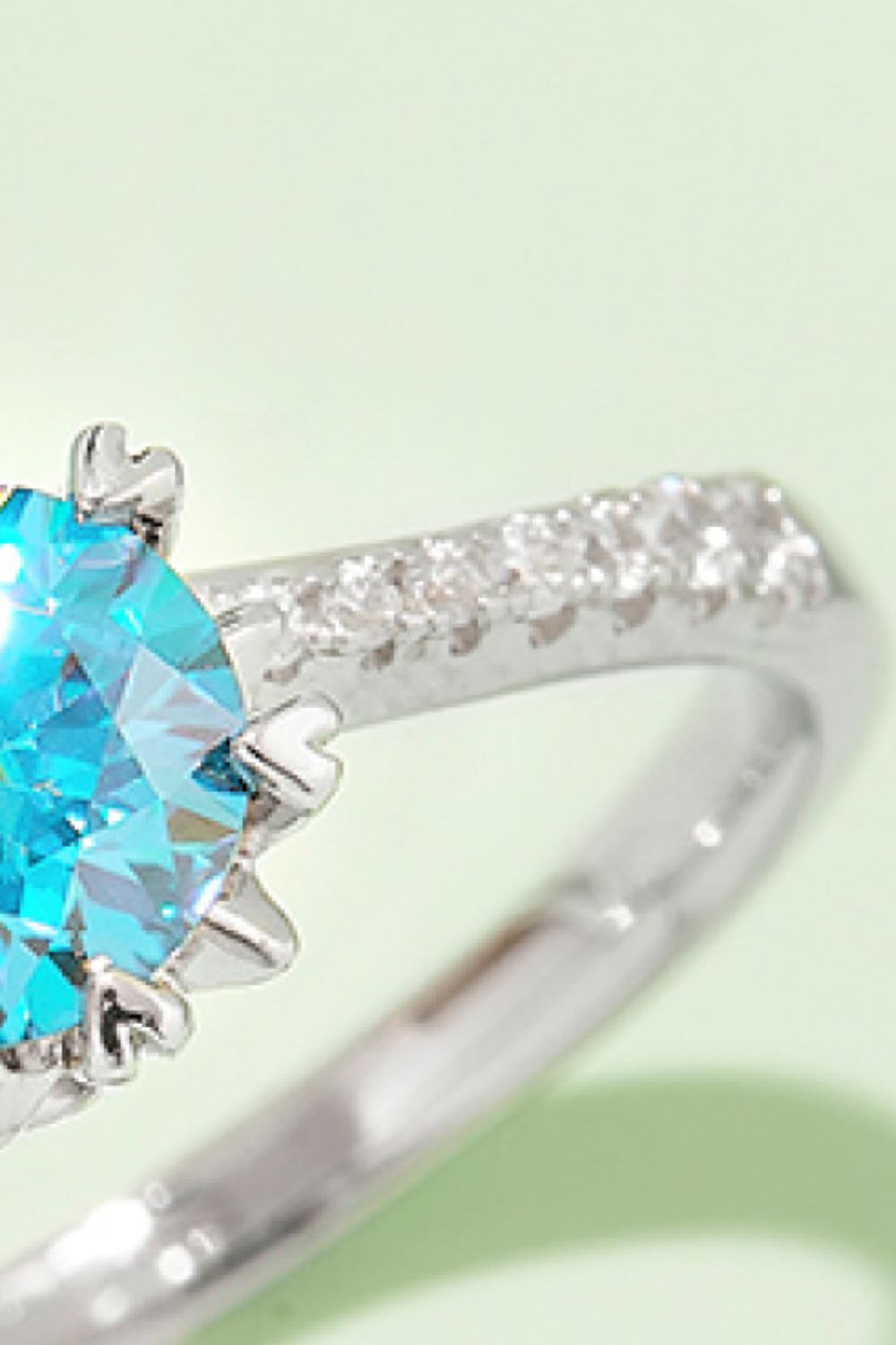 1 Carat Moissanite 925 Sterling Silver Ring 💜