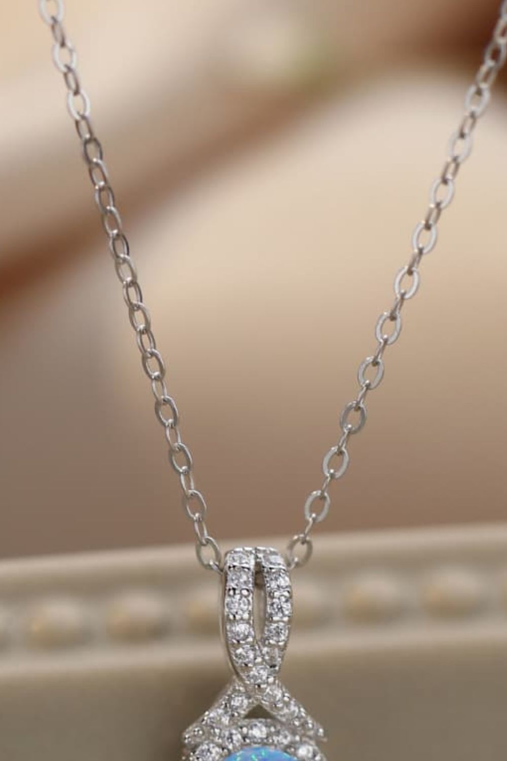 Women's Feeling My Best Opal Pendant Necklace