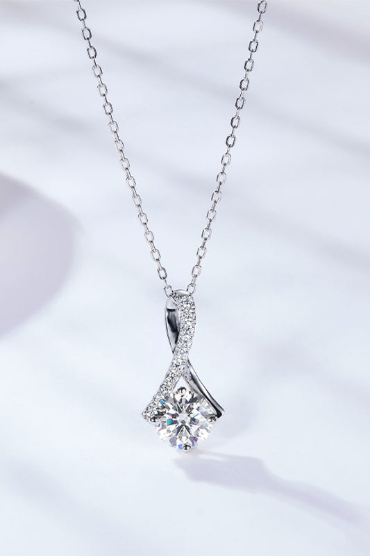 Women's Special Occasion 1 Carat Moissanite Pendant Necklace