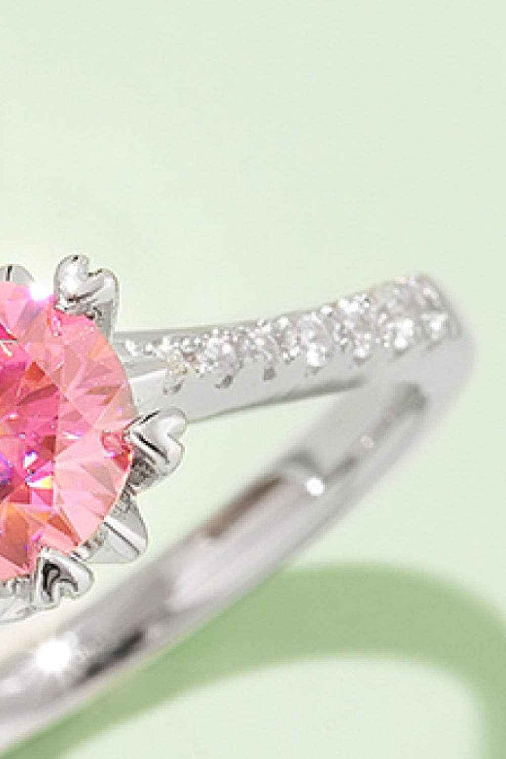 1 Carat Moissanite 925 Sterling Silver Ring 💜