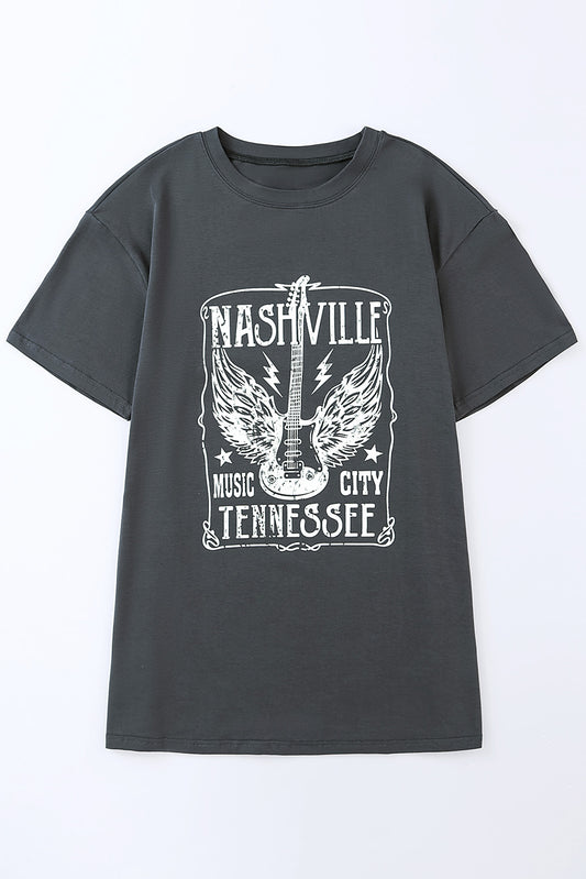 NASHVILLE MUSIC CITY TENNESSEE Graphic T-Shirt