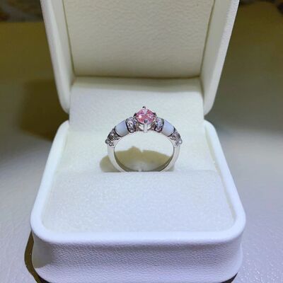 1 Carat Moissanite 925 Sterling Silver Ring 💜