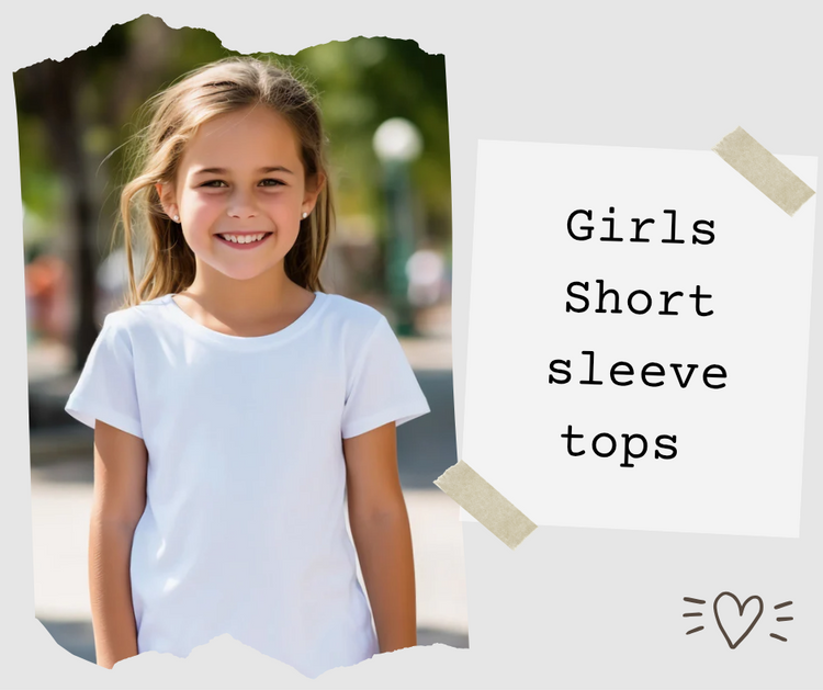 Girls Short Sleeve Tops