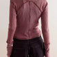 V-Neck Button Up Cropped Cardigan