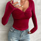 Jenna Twisted Long Sleeve T-Shirt
