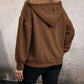 Drawstring Dropped Shoulder Long Sleeve Hoodie