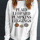 Letter Graphic Round Neck Long Sleeve Sweatshirt