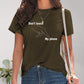 Graphic Round Neck Short Sleeve T-Shirt
