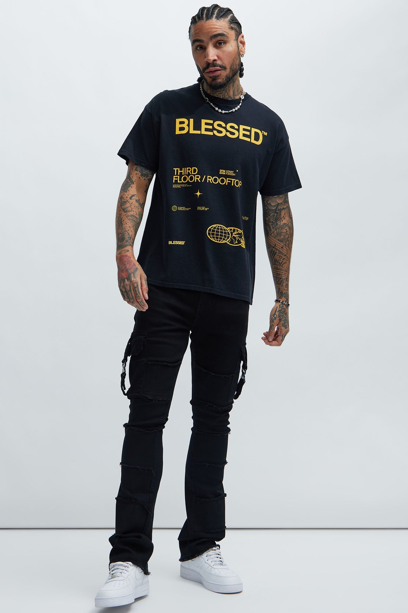 Highly Blessed Short Sleeve Tee - Black