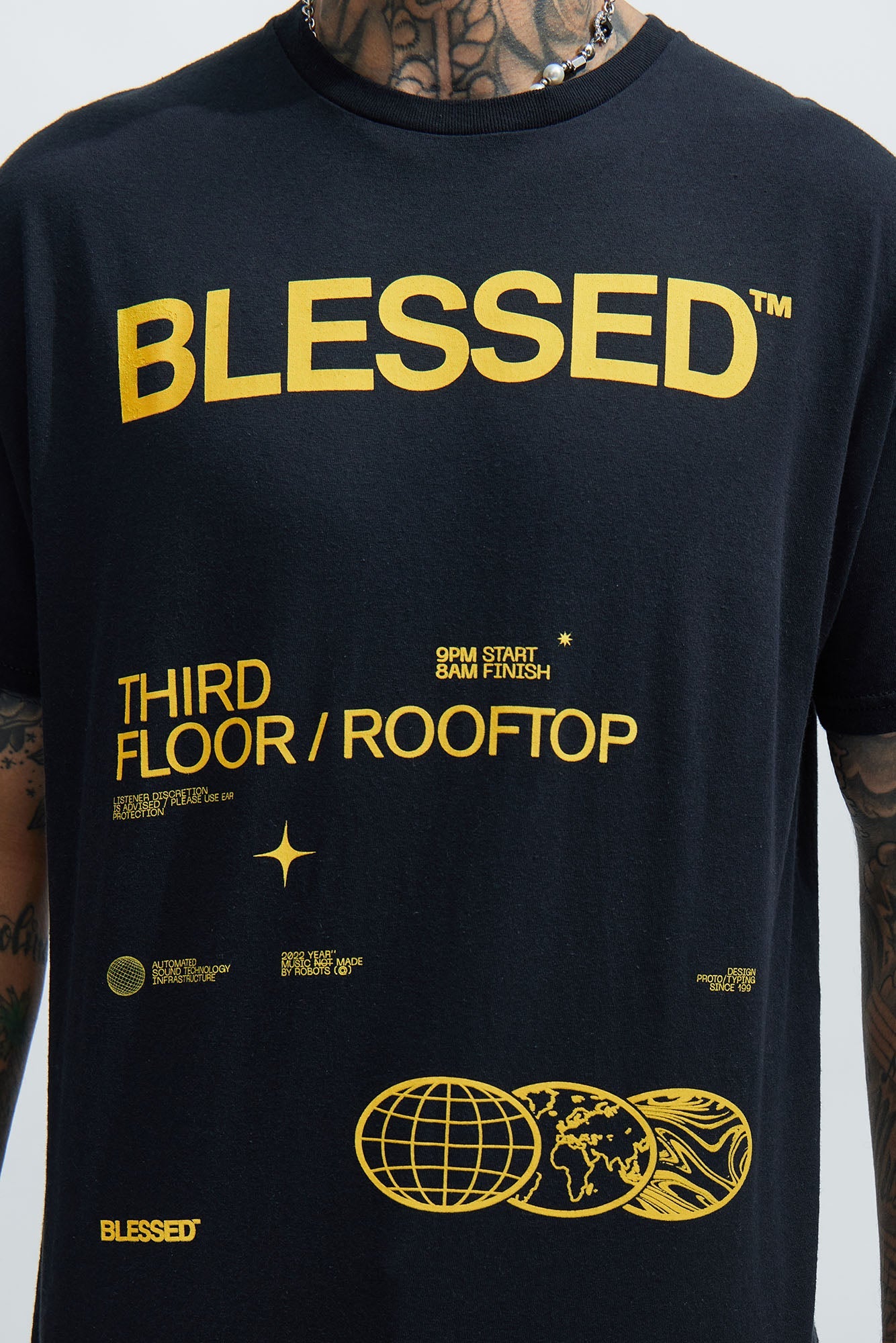 Highly Blessed Short Sleeve Tee - Black
