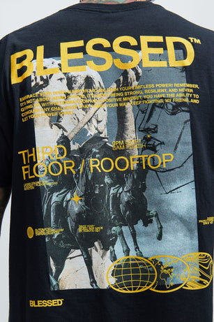 Highly Blessed Short Sleeve Tee - Black