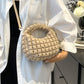 Quilted Puffy Removable Strap Crossbody Bag