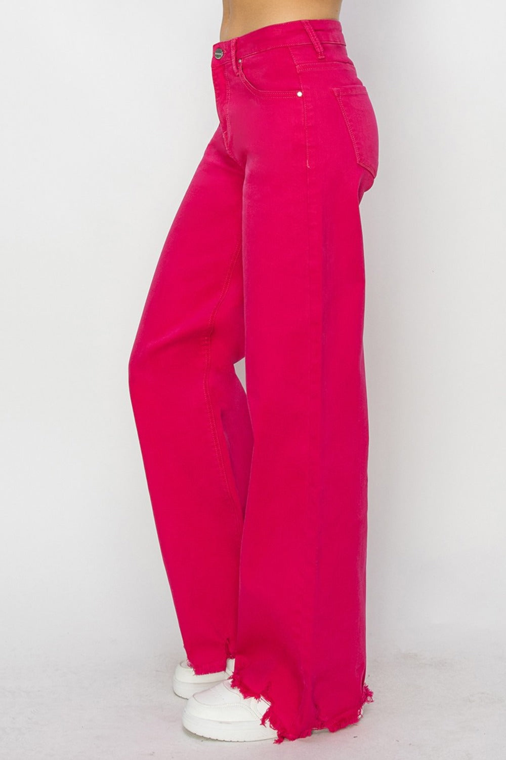 RISEN High Rise Wide Leg Jeans *