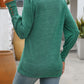 Full Size Decorative Button Round Neck Long Sleeve T-Shirt