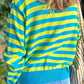 Striped Round Neck Long Sleeve Sweater