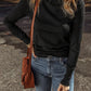 Round Neck Long Sleeve Knit Top