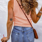 Waffle-Knit Scoop Neck Tank