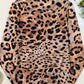 Leopard Round Neck Long Sleeve Blouse