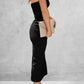 FULL SIZE Slit Tube Midi Dress