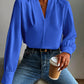 V Neck Long Sleeve Top