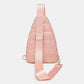 Quilted Adjustable Strap Puffy Sling Bag