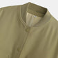 Pocketed Snap Down Baseball Collar Jacket