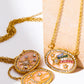 Stars in the Plate Pendant Copper Necklace