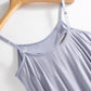 Full Size Scoop Neck Midi Cami Dress with Bra