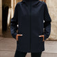 Ivy Lane Pocketed Zip Up Hooded Jacket