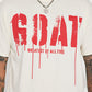 Goat Stencil Short Sleeve Tee - Tan