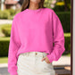 Round Neck Long Sleeve Sweatshirt