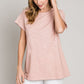Cotton Bleu by Nu Label Plaid Short Sleeve T-Shirt