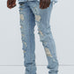 Ain't Got Nothing To Lose Skinny Jeans - Light Wash